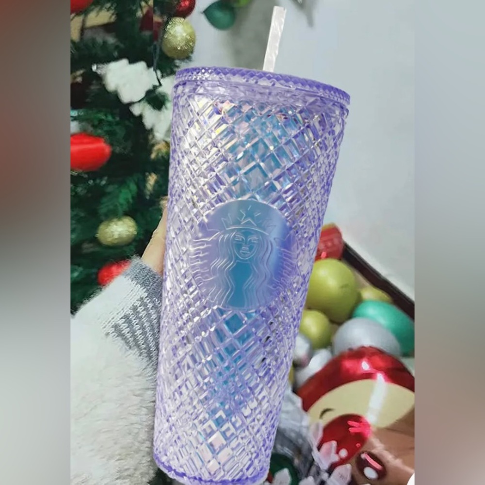 Starbucks Mexico Jeweled Unicorn Cup Crystal Iridescent Studded Tumbler 24oz New